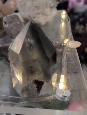 (Chip Tip) Phantom Garden Quartz Lodalite Mini Tower